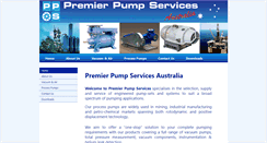 Desktop Screenshot of premierpumps.com.au